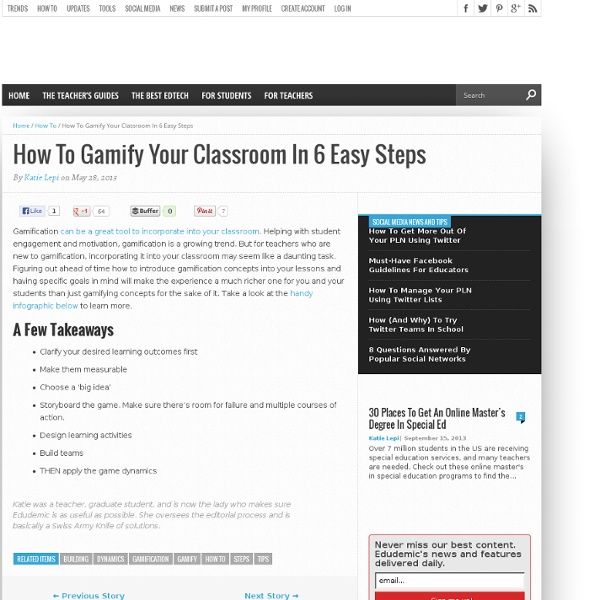 How To Gamify Your Classroom In 6 Easy Steps