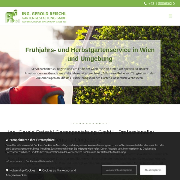 Gartenservice bei Ing. Gerold Reischl Gartengestaltung GmbH in Wien
