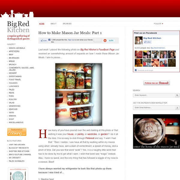 How to Make Mason Jar Meals: Part 1