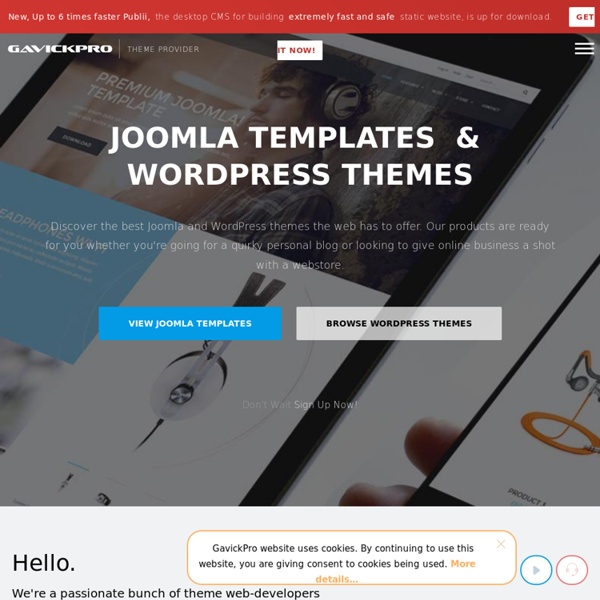 Professional Joomla Templates, Joomla Themes, Joomla 2.5 Templates - GavickPro