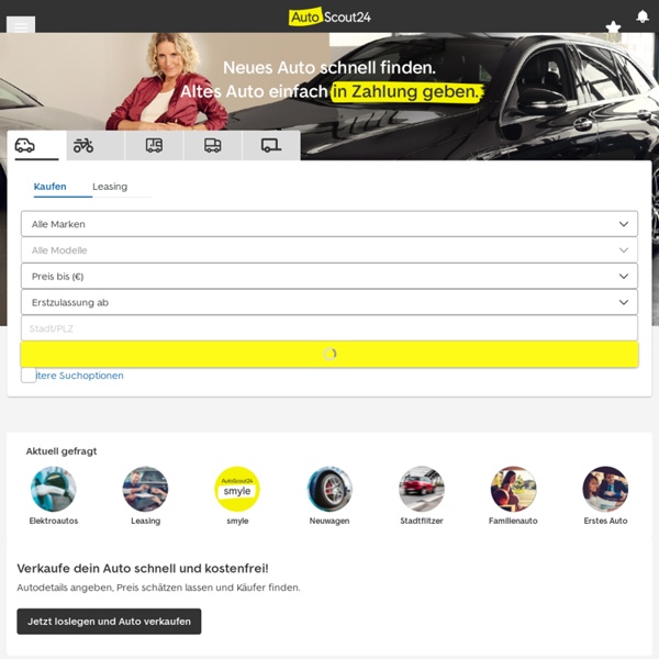 AutoScout24 Europas Automarkt für Gebrauchtwagen und Neuwagen
