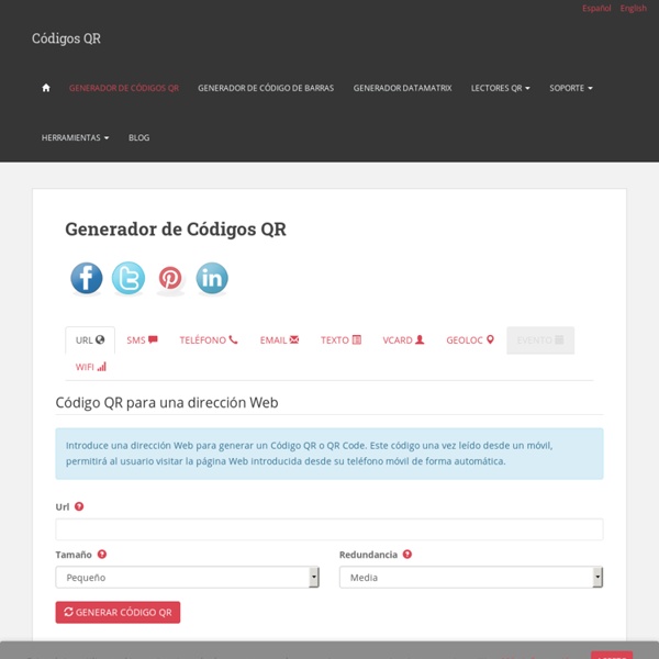 Generador QR. Códigos QR