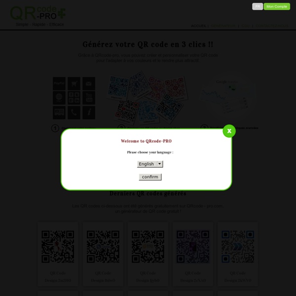 QR Code - Générateur de QR Codes Personnalisés - QR Codes Design