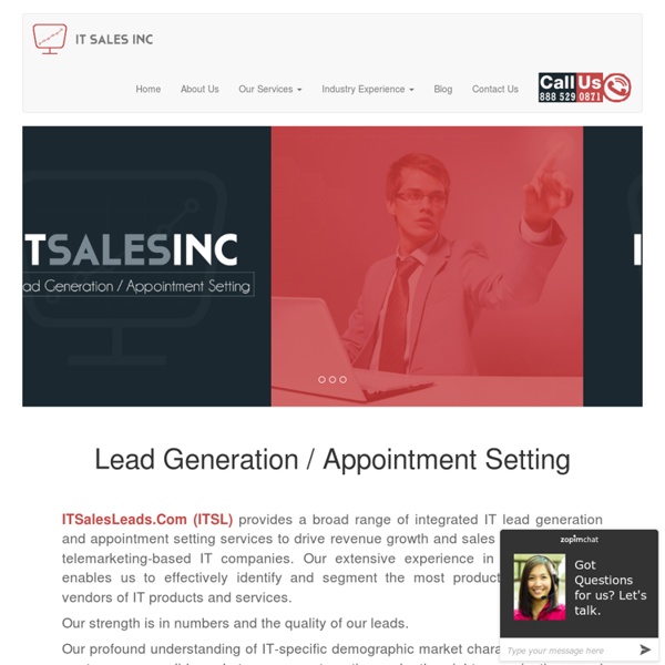 IT Lead Generation and Appointment Setting