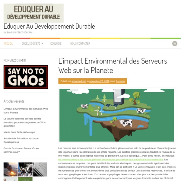 Eduquer au Développement Durable
