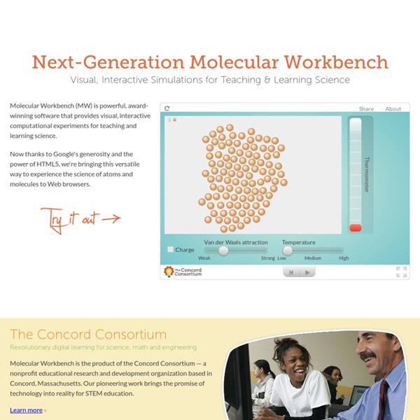 Next-Generation Molecular Workbench
