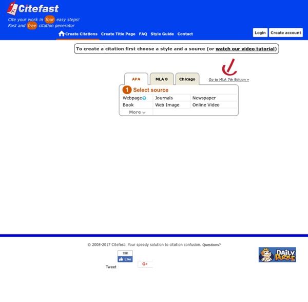 CiteFast automatically will format references: APA 6th edition, MLA 7th ed. and Chicago 16th ed.