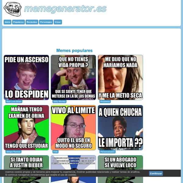 Meme Generator - Meme generator en Español - Crear Memes Online