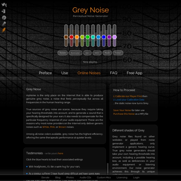 Online Grey Noise Generator