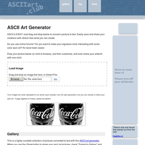 ASCII Art Generator - Online "HD" Color Image to Text Converter