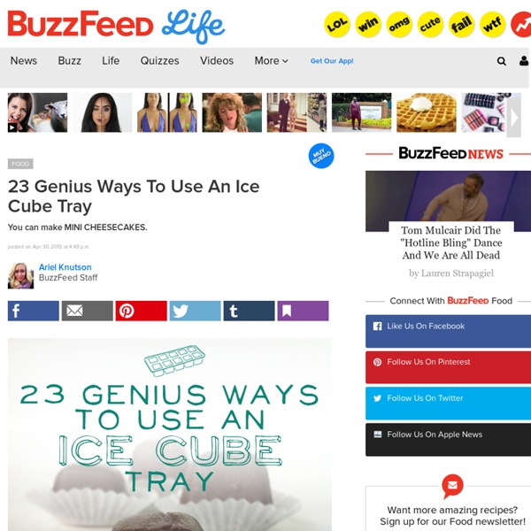 23 Genius Ways To Use An Ice Cube Tray