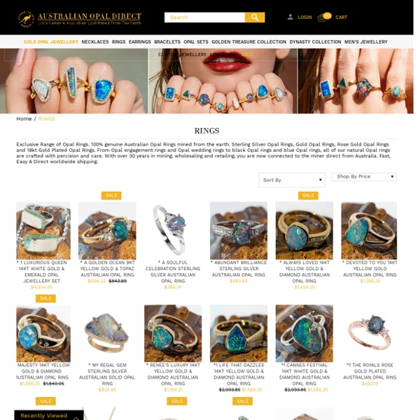 Genuine Opal Engagement & Wedding Ring 65% Off I The World's Largest Opal Jewelry Store Online