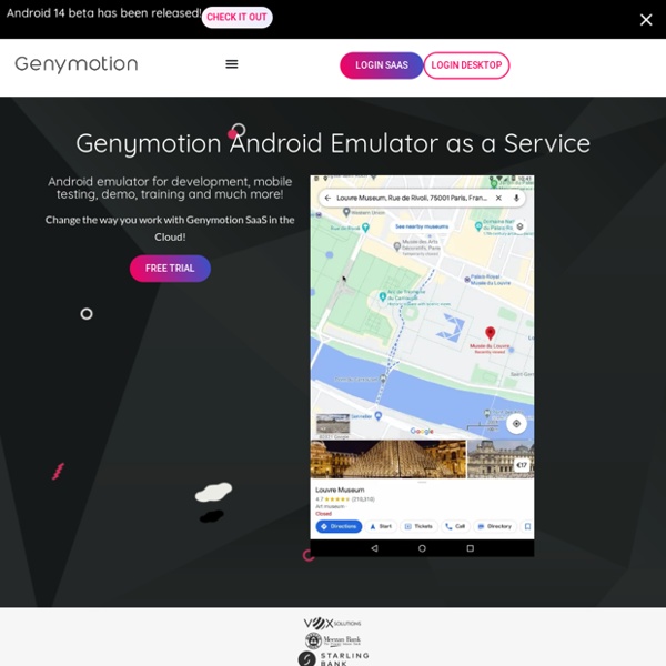 GenyMotion