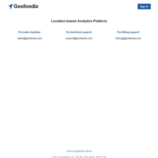 Geofeedia - Location-based Social Media Monitoring