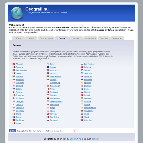 Geografi.nu - Foton från alla länder i världen