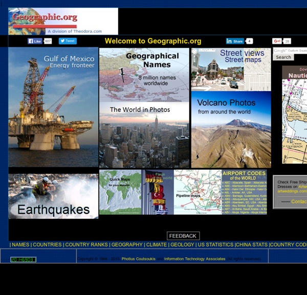 Geographic.org home page - Geography, climate, countries, Maps, Flags, Population