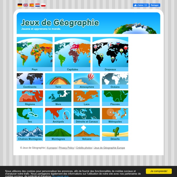Jeux de Géographie - Jouons et apprenons le monde
