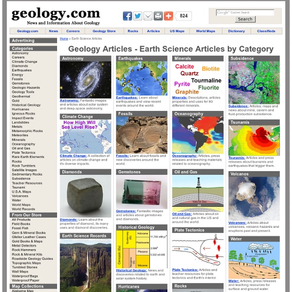 Earth Science Articles