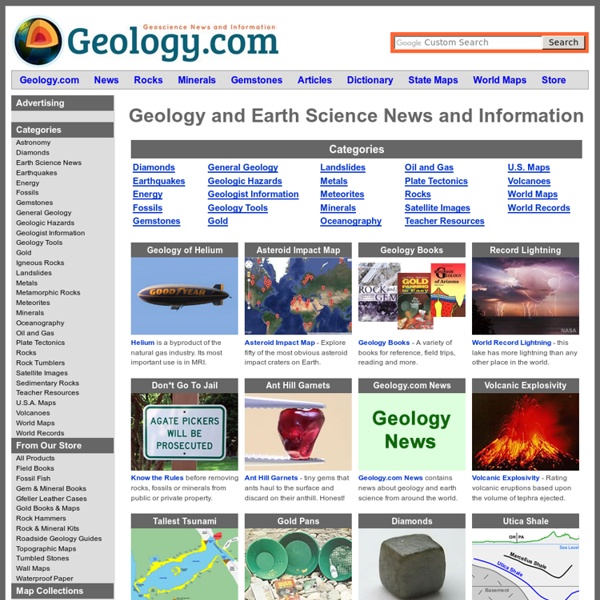 Geology.com: News and Information for Geology & Earth Science