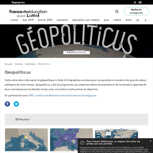 Géopoliticus - Série