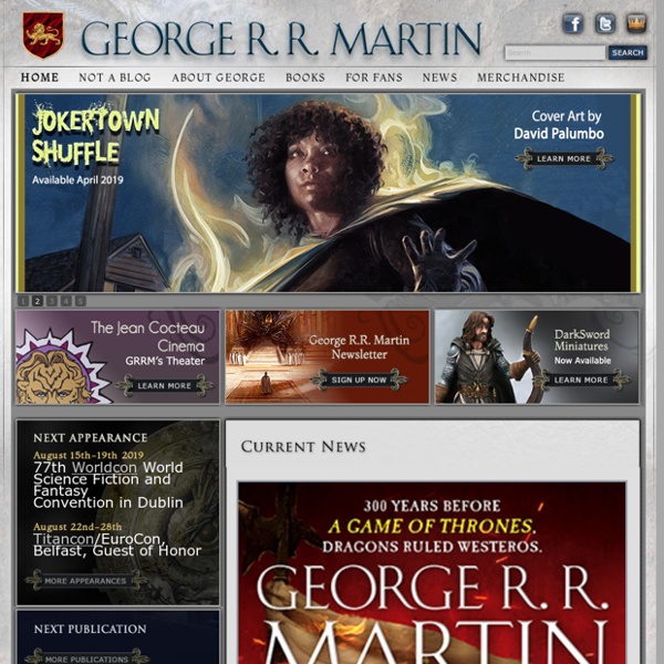 George R. R. Martin's Official Website