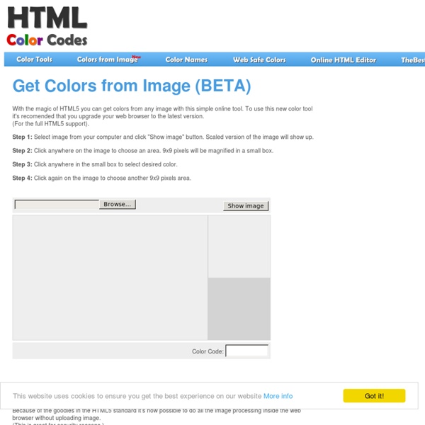 Get Colors from Image