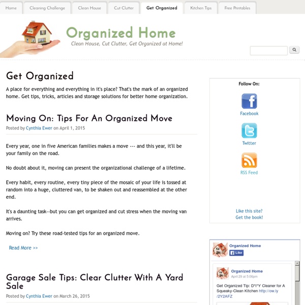 Get Organized