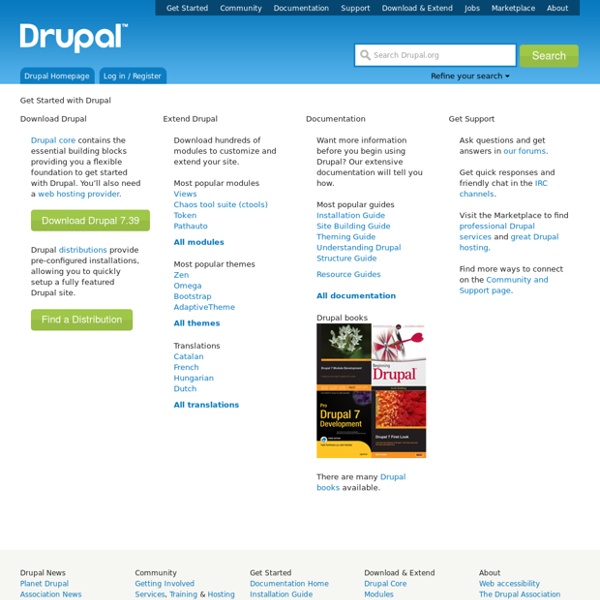 Get Started with Drupal