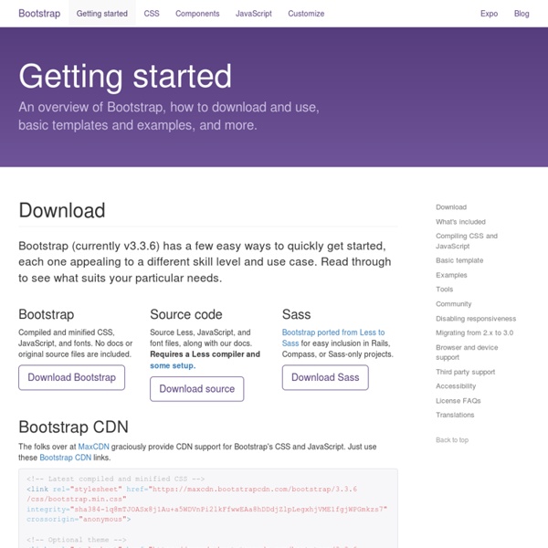 Getting started