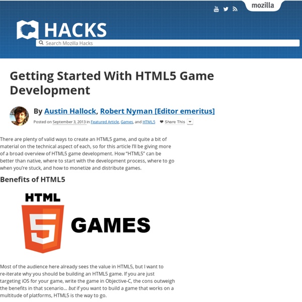 Getting Started With HTML5 Game Development