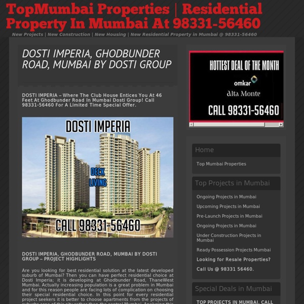 Dosti Group Dosti Imperia