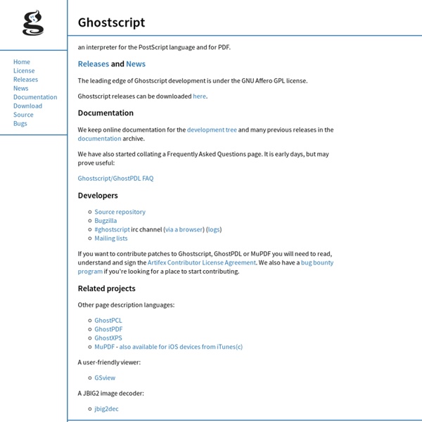 Ghostscript: Ghostscript