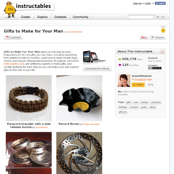Gifts To Make For Your Man: Free PDF