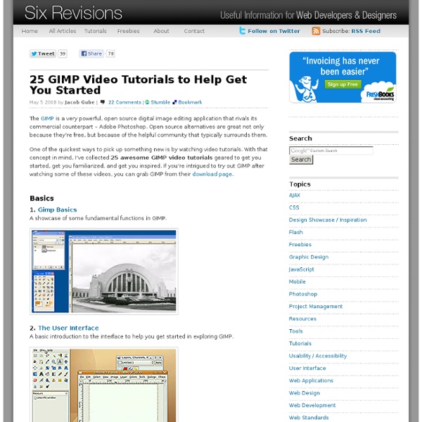 25 GIMP Video Tutorials to Help Get You Started