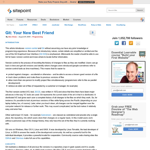 Git: Your New Best Friend