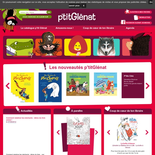 P'tit Glénat : Livres et histoires pour les enfants !