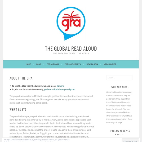 The Global Read Aloud – One Book to Connect the World