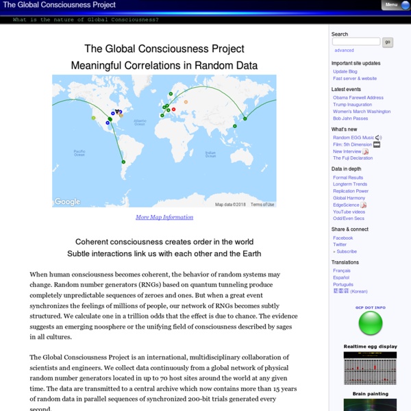The Global Consciousness Project