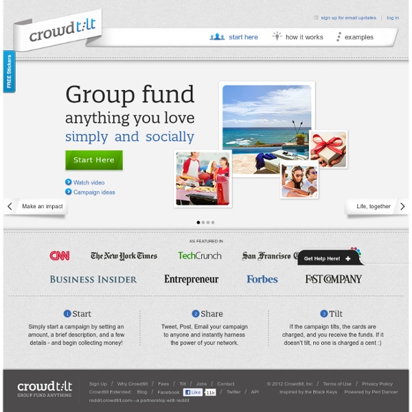 Crowdtilt.com - Group Fund Anything