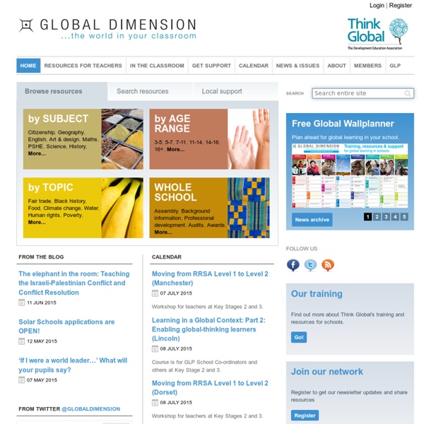 Global Dimension: the world in your classroom