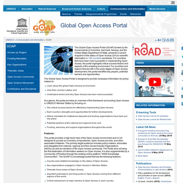 Global Open Access Portal