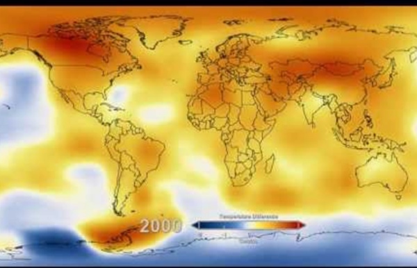 Watch 62 Years of Global Warming in 13 Seconds
