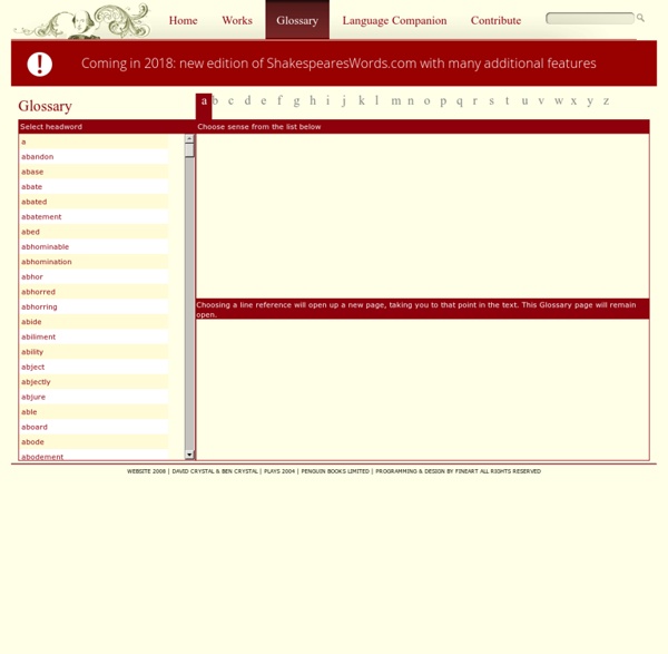 Glossary