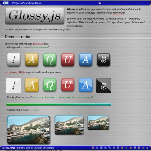 Glossy.js (now with IE 6/7 support)