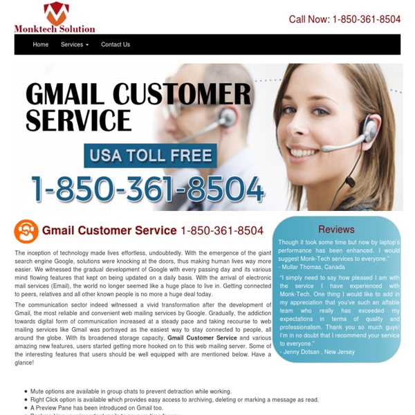 1-877-788-9452 Gmail Customer Care Service