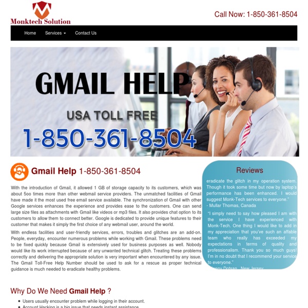 Gmail Help Number 1-806-576-2681 for helpline