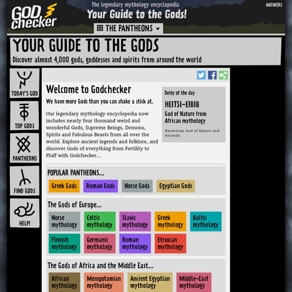 Godchecker.com - Your Guide To The Gods