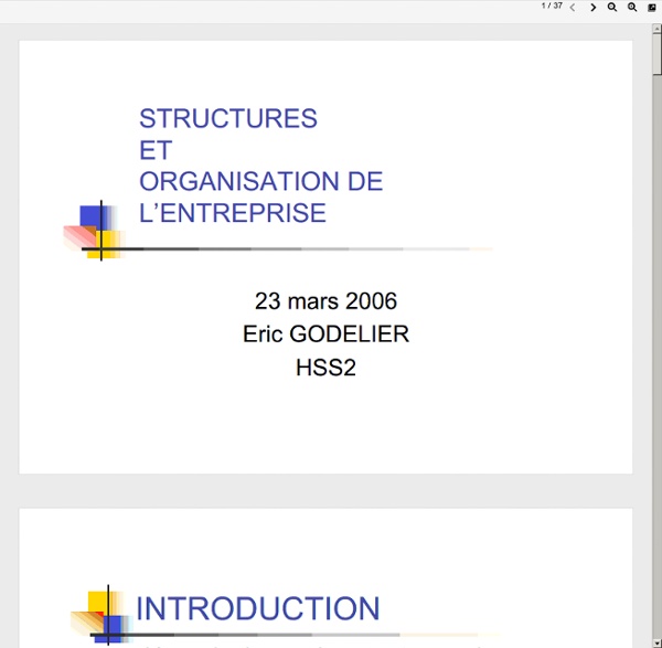 Structure entreprise