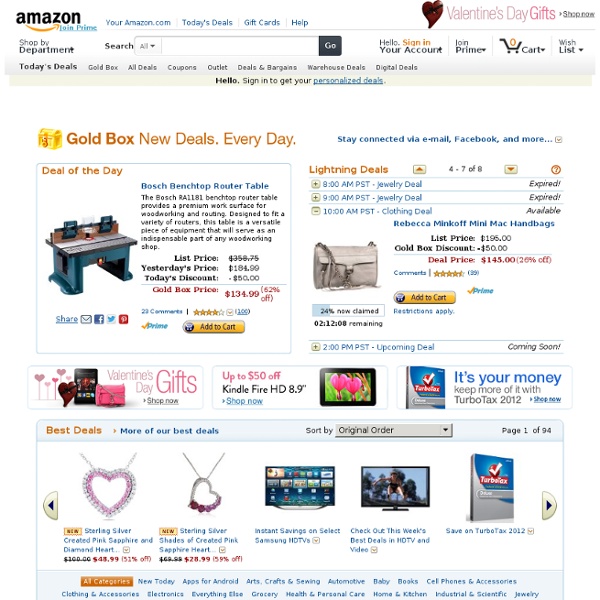 Today's Deals - Amazon.com