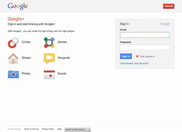 Google+ Getting Started